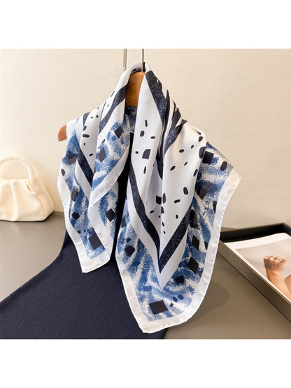 Scarvii - Zebra Geometric Square Scarf