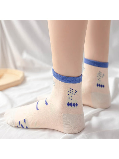 Rufia - Playful Illustrated Pattern Crew Socks product image 2