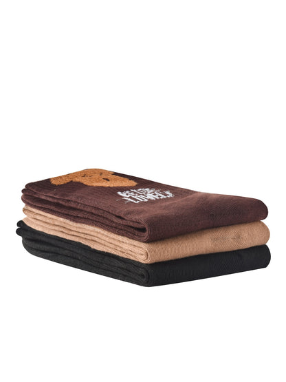 Rufia - Bear Print Winter Socks