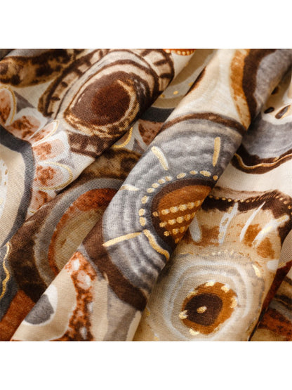Scarvii - Soft Graphic Pattern Spring Summer Scarf
