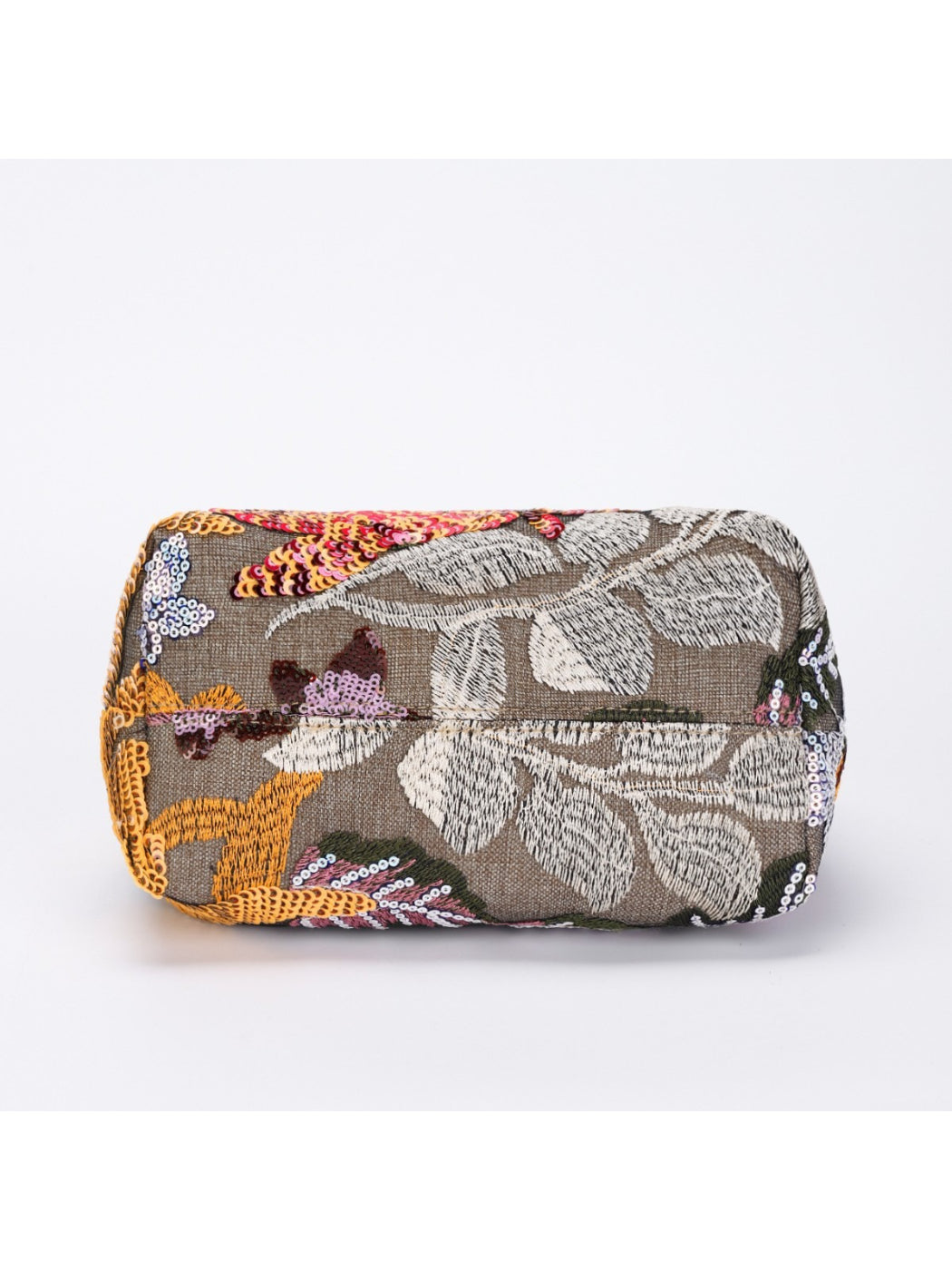 Cosbai shoulder bag open showing interior lining and pocket