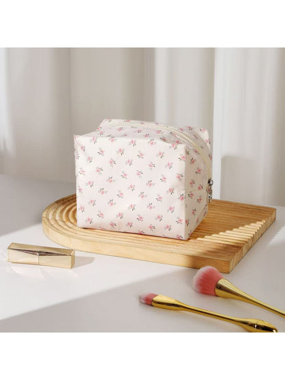 Cosbai - Sweet Floral Cosmetic Pouch Organizer Bag