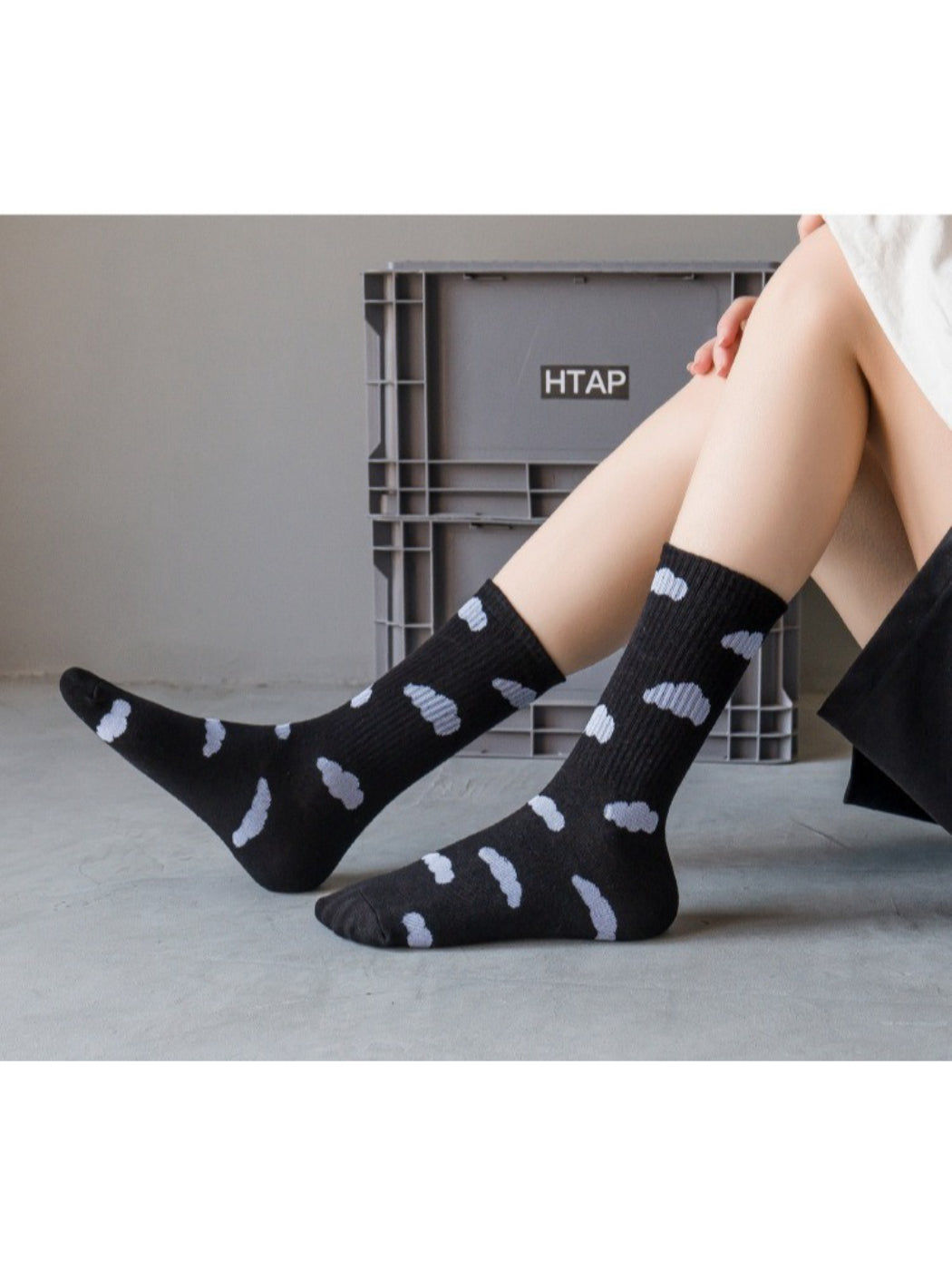 Rufia - Cloud Splash Crew Socks