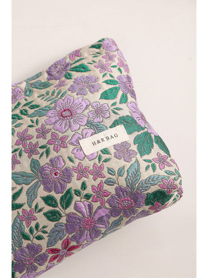 Cosbai - Vintage Botanical Floral Cosmetic Bag
