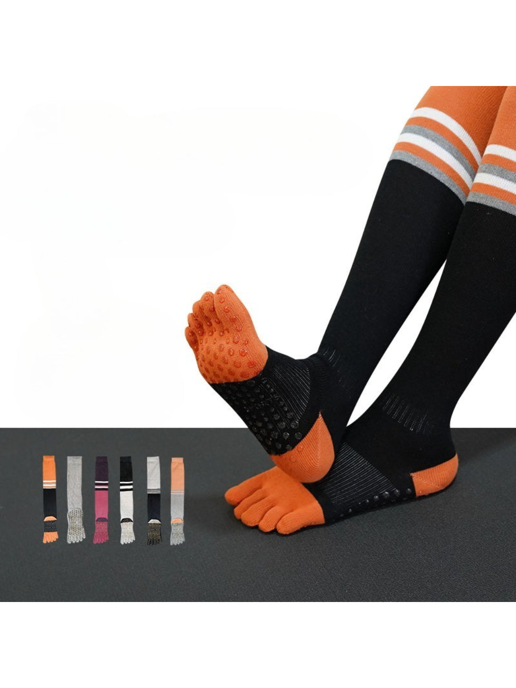 Rufia - Five-Toe Grip Training Knee Socks