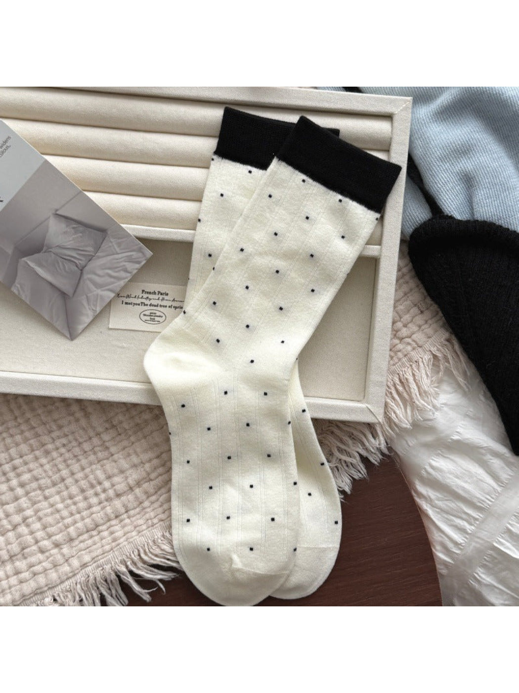 Rufia - Small Dot Crew Socks