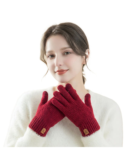 Gloving - Textured Knit Winter Gloves