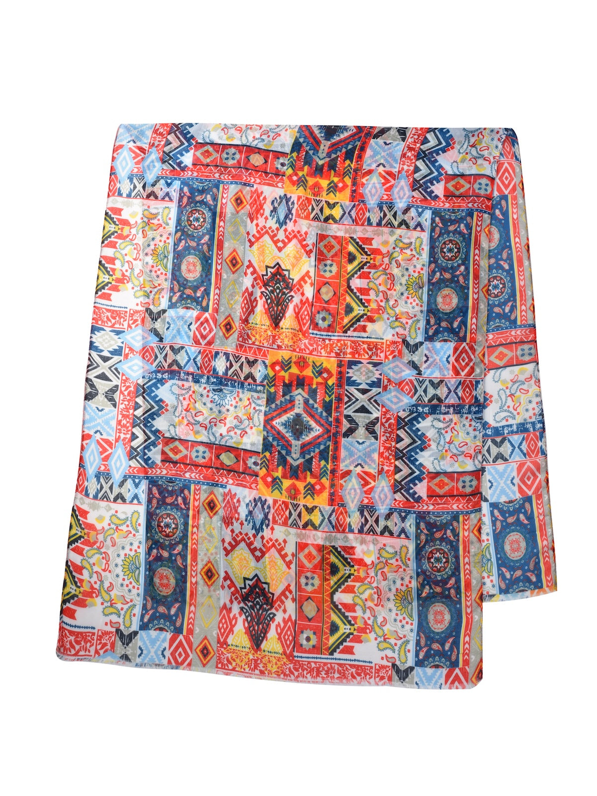Scarvii – Boho Patchwork Print Scarf