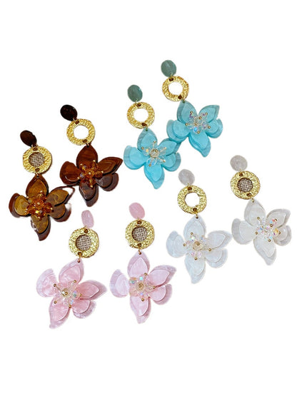 Earwish - Elegant Flower Earrings