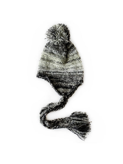 Haila - Women’s Colorblock Knit Earflap Beanie