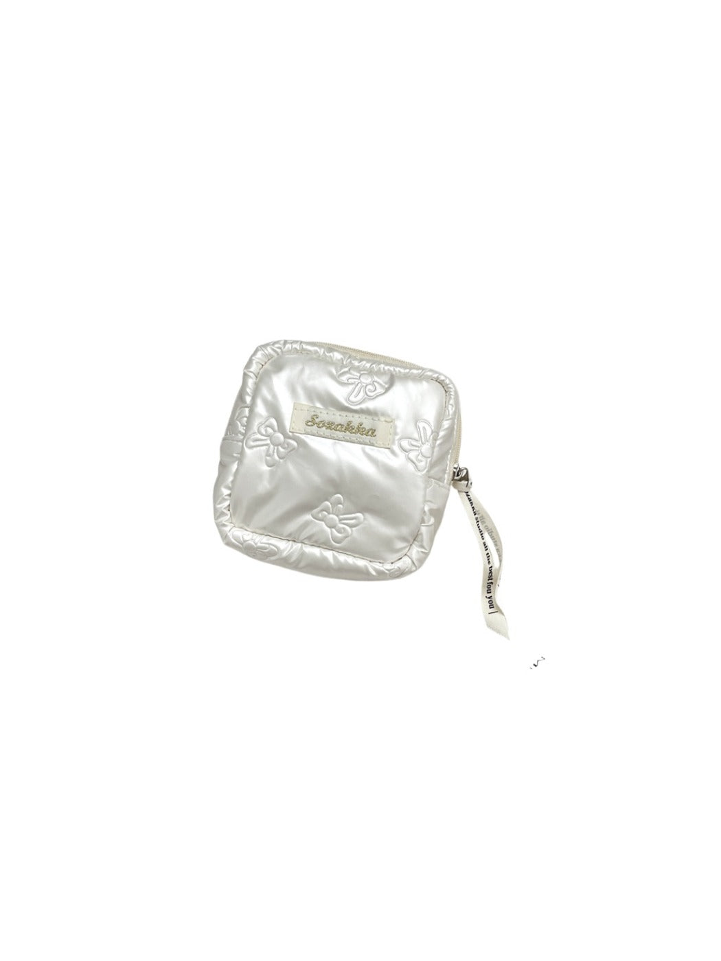 Cosbai - Mini Heart-Patterned Makeup Pouch