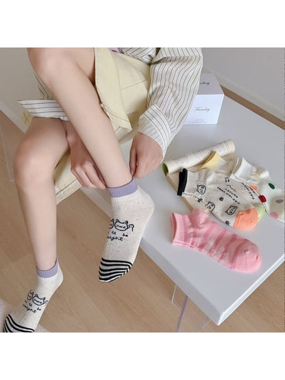 Rufia - Playful Graphic No Show Socks product image 3