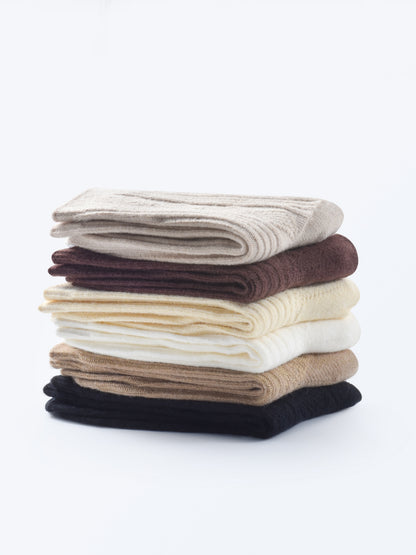 Rufia - Solid Color Mid-Calf Socks