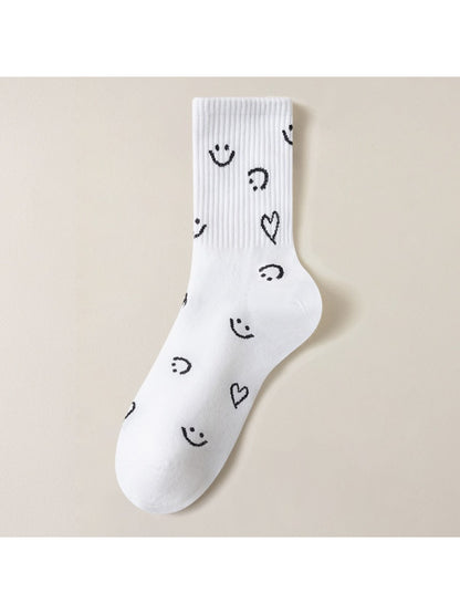 Rufia - Smiley Face Stripe Crew Socks product image 4