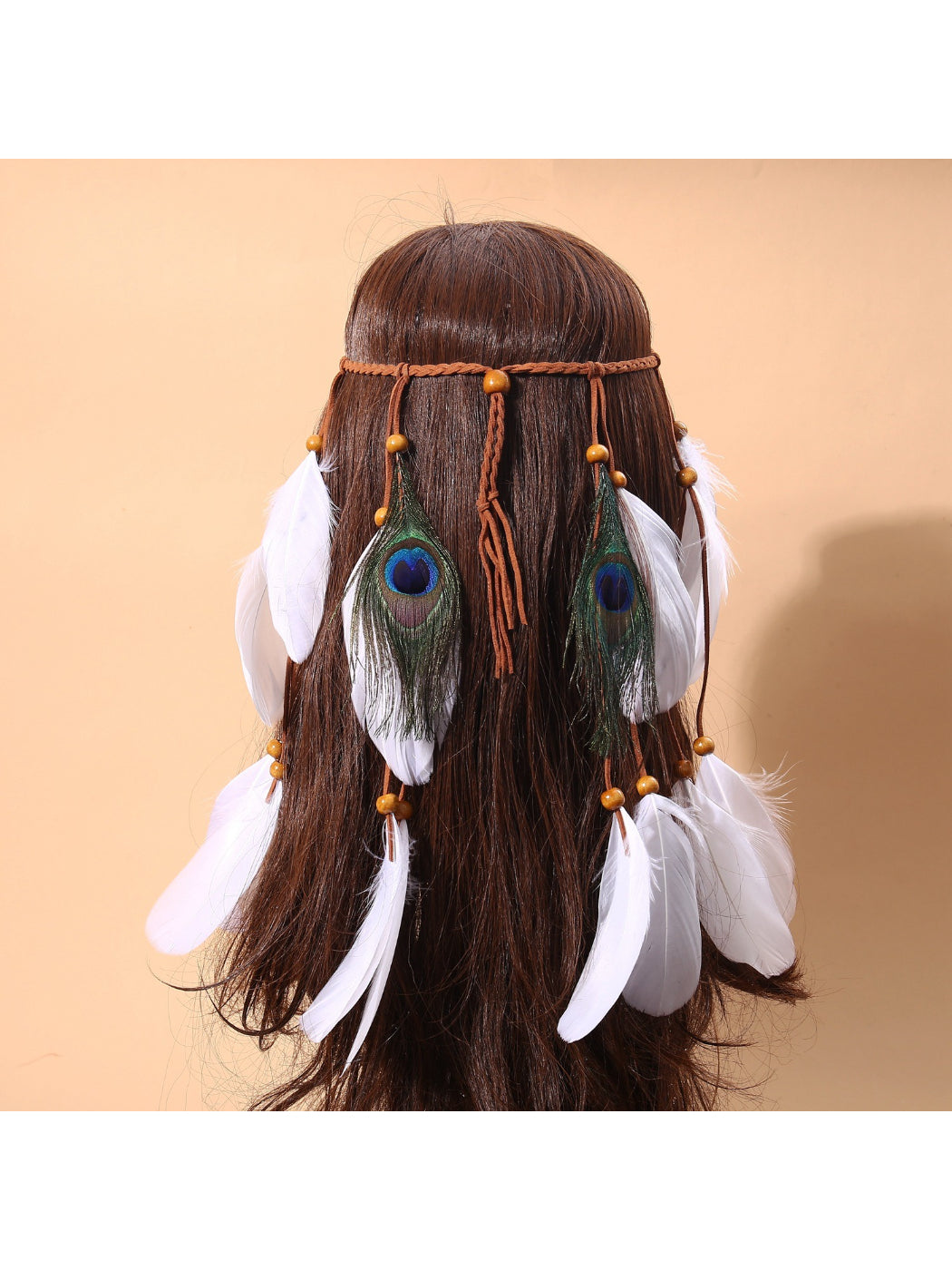Hairish - Boho Bright Feather Hair Headpiece