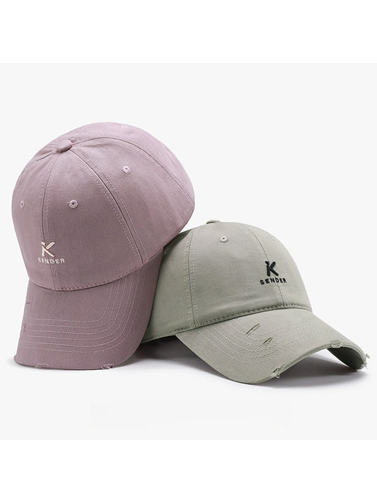 Haila - Letter Embroidery Casual Baseball Cap