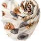 Scarvii - Retro Fresh Style Circular Print Scarf