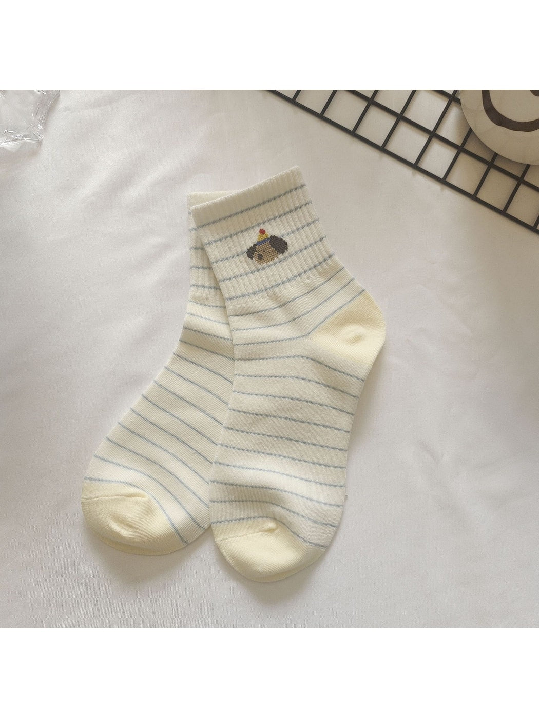 Rufia - Cute Cartoon Animal Pattern Crew Socks