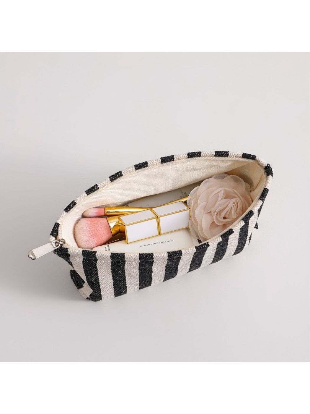 Cosbai - Bold Stripe Cosmetic Bag