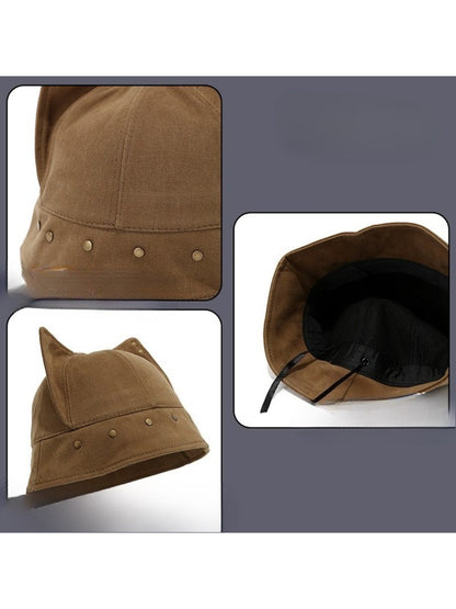 Haila - Textured Knit Bucket Hat