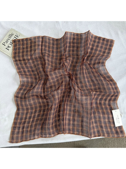 Scarvii - Classic Check Square Scarf