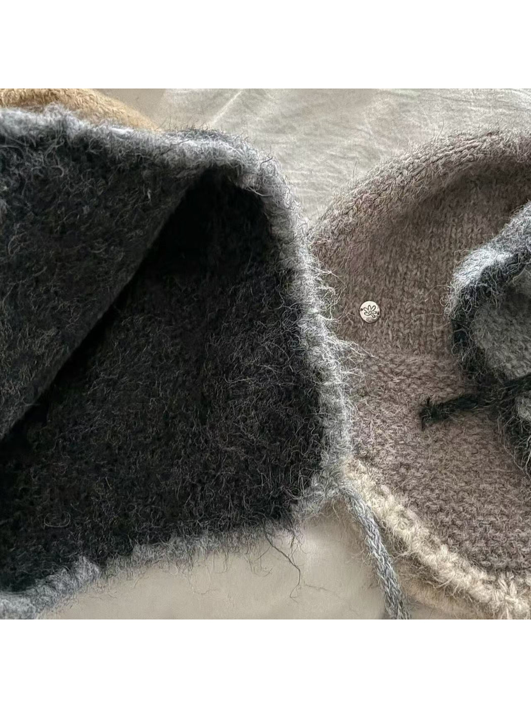 Haila - Fuzzy Patchwork Winter Beanie