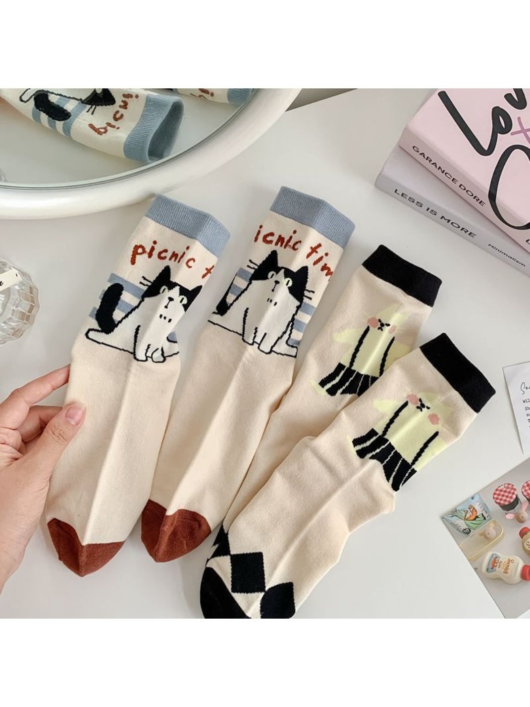 Rufia - Cartoon Animal Graphic Crew Socks product image 2