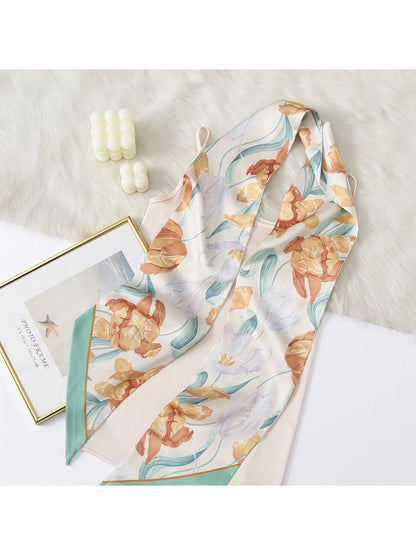 Scarvii - French Retro Elegant Floral Long Headband