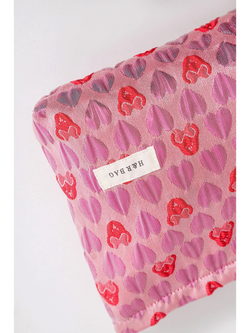 Cosbai - Heart Pattern Cosmetic Bag