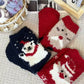 Rufia - Christmas Fuzzy Warm Coral Fleece Socks