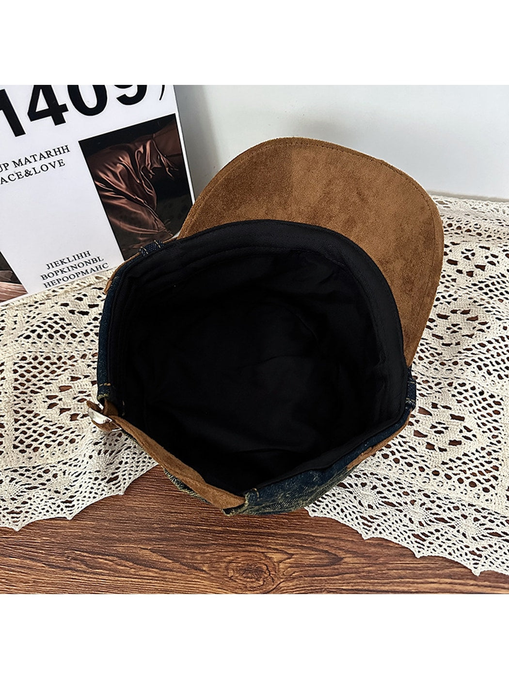 Haila - Vintage Distressed Flat Top Baseball Cap
