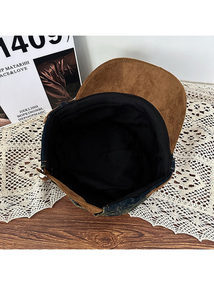 Haila - Vintage Distressed Flat Top Baseball Cap