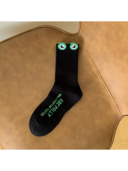 Rufia - Frog Eye Ribbed Crew Socks product image 3