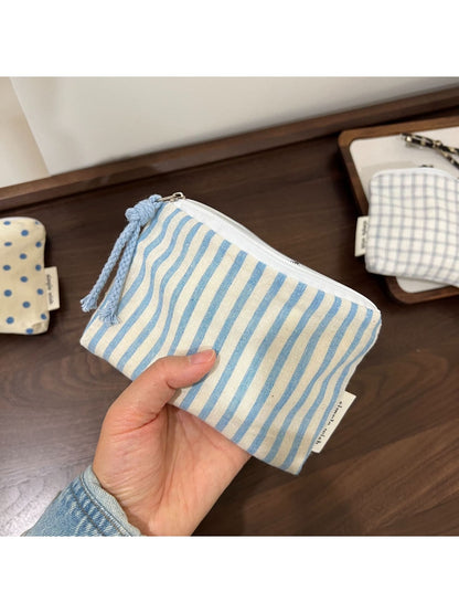 Cosbai - Vintage Pattern Zipper Coin Purse
