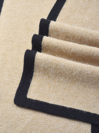 Scarvii - Contrast Knitted Scarf