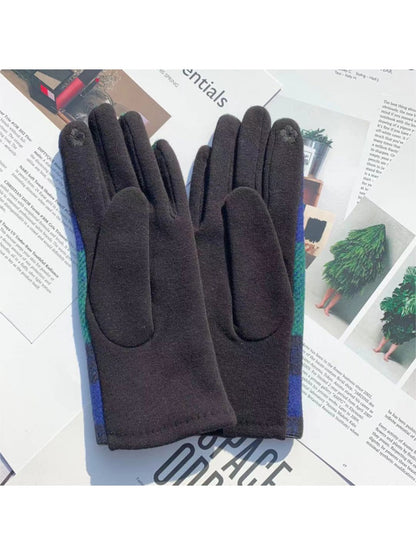 Gloving - Women's Plaid Touchscreen Winter Gloves
