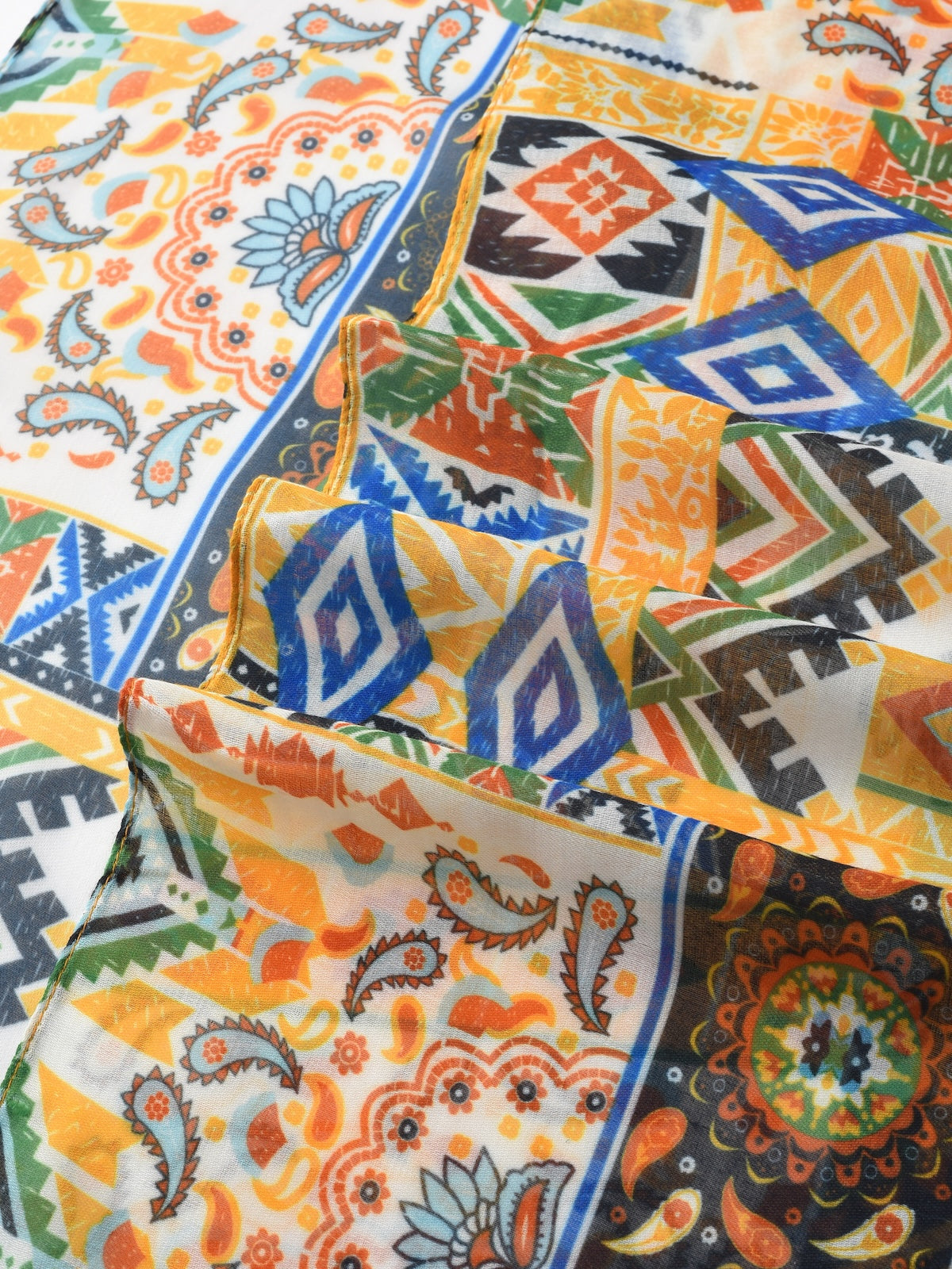 Scarvii – Boho Patchwork Print Scarf