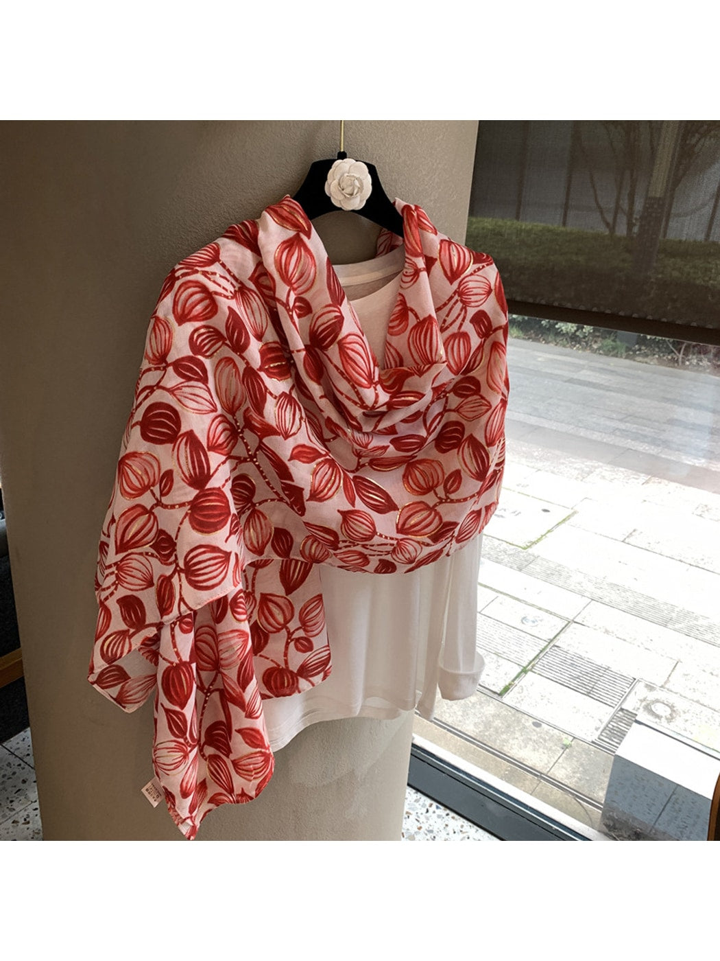 Scarvii - Minimal Printed Everyday Draped Wrap Scarf