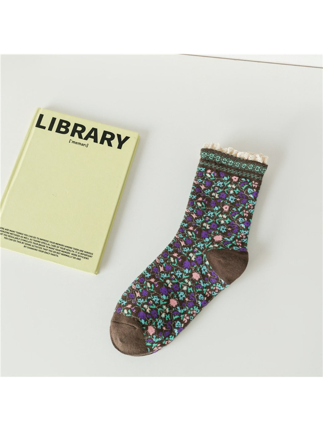 Rufia - Lace Bloomfield Crew Socks