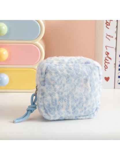 Cosbai - Simple and Stylish Leopard Print Zip Pouch
