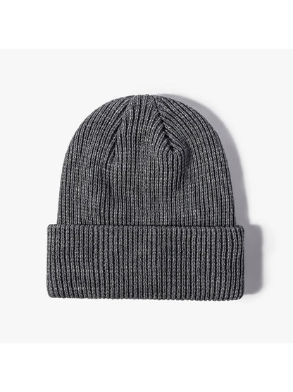 Haila - Classic Rib Knit Cuffed Beanie