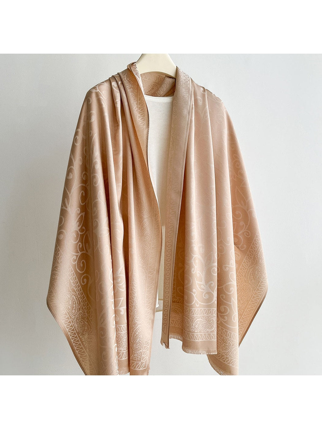 Scarvii - Summer Scrollwork Print Scarf Wrap