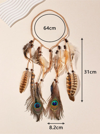 Hairish - Boho Feather Hair Garland