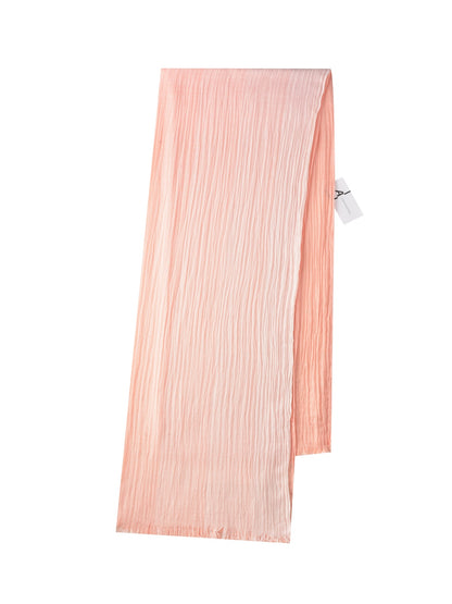 Scarvii summer styling Farmhouse Scarf paired with a light summer dress outdoors