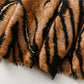 Scarvii - Zebra Print Scarf & Shawl with Gold Foil Fringe