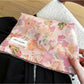 Cosbai - Elegant Watercolor Floral Cosmetic Bag