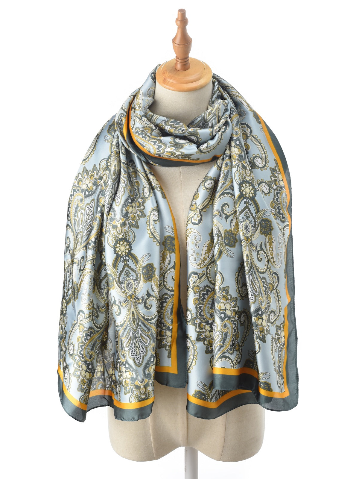 Scarvii – Paisley Print Long Rectangle Scarf