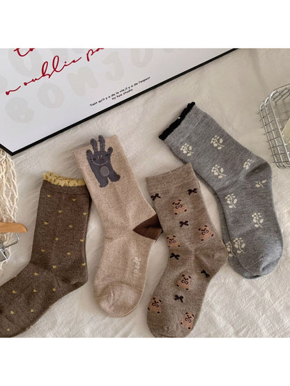 Rufia - Playful Pattern Crew Socks product image 1