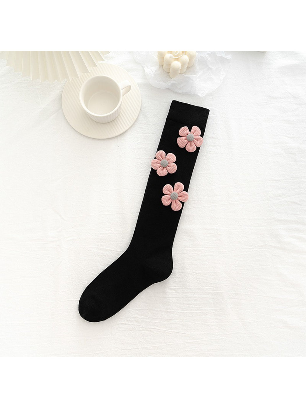 Rufia - Floral Bow Knee High Socks product image 5