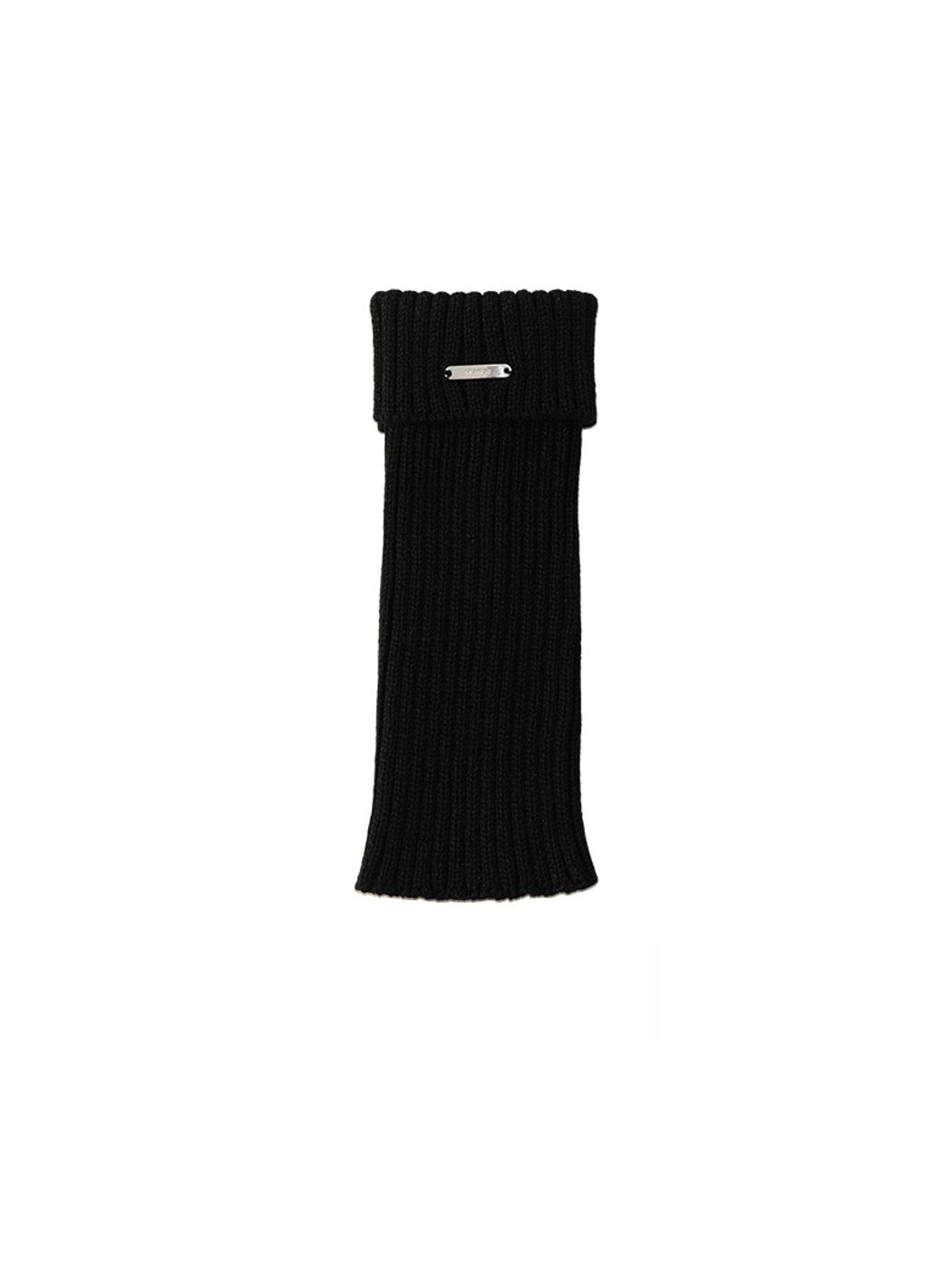 Cozyra - Ribbed Buckle Detail Slouch Leg Warmers